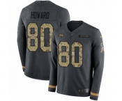 Youth Nike Tampa Bay Buccaneers #80 O. J. Howard Limited Black Salute to Service Therma Long Sleeve NFL Jersey