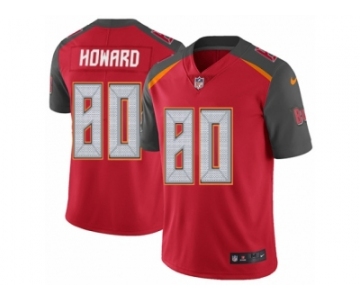 Youth Nike Tampa Bay Buccaneers #80 O. J. Howard Vapor Untouchable Limited Red Team Color NFL Jersey