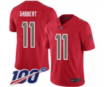 Youth Tampa Bay Buccaneers #11 Blaine Gabbert Limited Red Rush Vapor Untouchable 100th Season Football Jersey