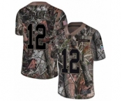 Youth Tampa Bay Buccaneers #12 Tom Brady Limited Camo Rush Realtree Football Jersey