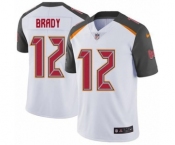 Youth Tampa Bay Buccaneers #12 Tom Brady White Vapor Untouchable Limited Player Football Jersey