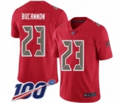 Youth Tampa Bay Buccaneers #23 Deone Bucannon Limited Red Rush Vapor Untouchable 100th Season Football Jersey