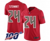 Youth Tampa Bay Buccaneers #24 Darian Stewart Limited Red Rush Vapor Untouchable 100th Season Football Jersey