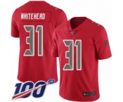 Youth Tampa Bay Buccaneers #31 Jordan Whitehead Limited Red Rush Vapor Untouchable 100th Season Football Jersey