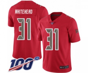 Youth Tampa Bay Buccaneers #31 Jordan Whitehead Limited Red Rush Vapor Untouchable 100th Season Football Jersey