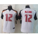 nike youth nfl jerseys tampa bay buccaneers #12 mccown white[nike limited][2014 new]