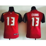 nike youth nfl jerseys tampa bay buccaneers #13 evans red[nike]