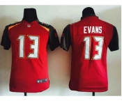 nike youth nfl jerseys tampa bay buccaneers #13 evans red[nike]