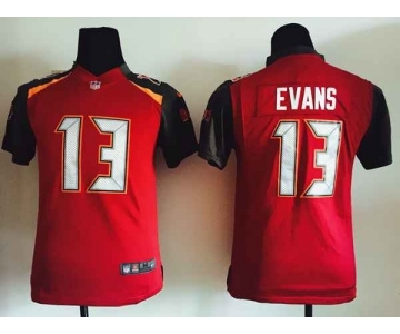 nike youth nfl jerseys tampa bay buccaneers #13 evans red[nike]