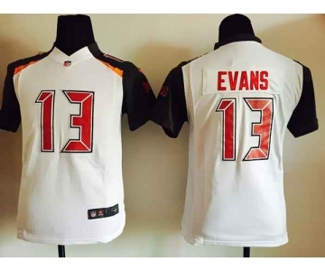 nike youth nfl jerseys tampa bay buccaneers #13 evans white[nike]