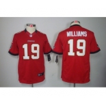 nike youth nfl jerseys tampa bay buccaneers #19 williams red[nike]