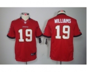 nike youth nfl jerseys tampa bay buccaneers #19 williams red[nike]