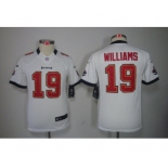 nike youth nfl jerseys tampa bay buccaneers #19 williams white[nike]