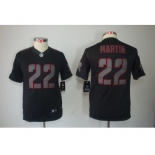 nike youth nfl jerseys tampa bay buccaneers #22 martin black[nike impact limited]