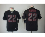 nike youth nfl jerseys tampa bay buccaneers #22 martin black[nike impact limited]