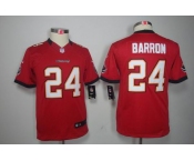 nike youth nfl jerseys tampa bay buccaneers #24 banrron red[nike]