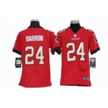 nike youth nfl jerseys tampa bay buccaneers #24 barron red[nike]