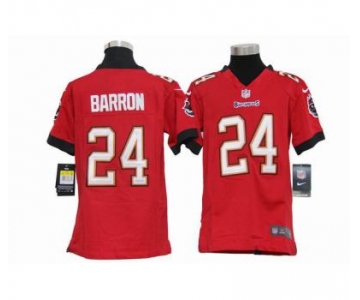 nike youth nfl jerseys tampa bay buccaneers #24 barron red[nike]