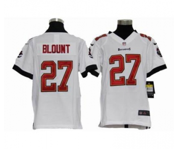 nike youth nfl jerseys tampa bay buccaneers #27 blount white[nike]