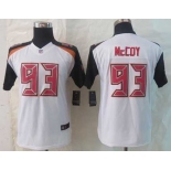 nike youth nfl jerseys tampa bay buccaneers #93 mccoy white[nike limited][2014 new]