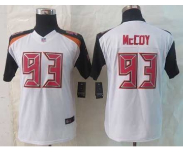 nike youth nfl jerseys tampa bay buccaneers #93 mccoy white[nike limited][2014 new]