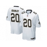 Men Nike New Orleans Saints #20 Ken Crawley Game White NFL Jersey