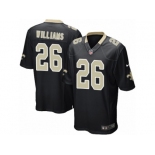 Men Nike New Orleans Saints #26 P. J. Williams Game Black Team Color NFL Jersey