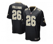 Men Nike New Orleans Saints #26 P. J. Williams Game Black Team Color NFL Jersey