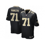 Men's New Orleans Saints #71 Ryan Ramczyk Nike Black 2017 Draft Pick Game Jersey