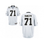 Men's New Orleans Saints #71 Ryan Ramczyk Nike White 2017 Draft Pick Game Jersey