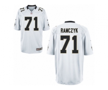 Men's New Orleans Saints #71 Ryan Ramczyk Nike White 2017 Draft Pick Game Jersey