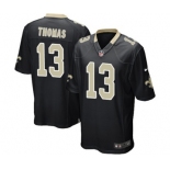 Men's Nike New Orleans Saints #13 Michael Thomas Game Black Team Color NFL Jersey