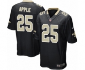 Men's Nike New Orleans Saints #25 Eli Apple Game Black Team Color NFL Jersey