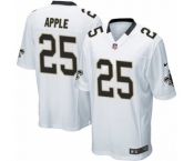 Men's Nike New Orleans Saints #25 Eli Apple Game White NFL Jersey