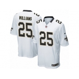 Men's Nike New Orleans Saints #25 P. J. Williams Game White NFL Jersey