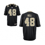 Men's Nike New Orleans Saints #48 Vonn Bell Game Black Team Color NFL Jersey