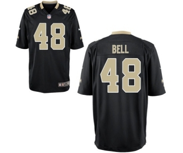 Men's Nike New Orleans Saints #48 Vonn Bell Game Black Team Color NFL Jersey