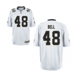 Men's Nike New Orleans Saints #48 Vonn Bell Game White NFL Jersey