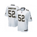 Men's Nike New Orleans Saints #52 Craig Robertson Game White NFL Jersey