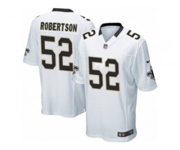 Men's Nike New Orleans Saints #52 Craig Robertson Game White NFL Jersey