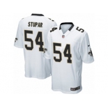 Men's Nike New Orleans Saints #54 Nate Stupar Game White NFL Jersey