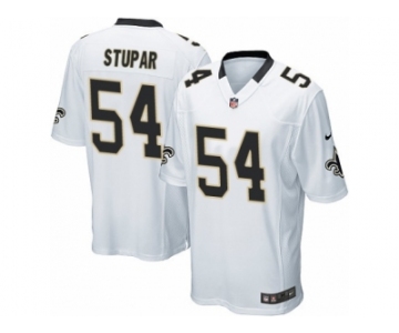 Men's Nike New Orleans Saints #54 Nate Stupar Game White NFL Jersey