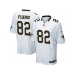 Men's Nike New Orleans Saints #82 Coby Fleener Game White NFL Jersey