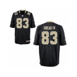 Men's Nike New Orleans Saints #83 Willie Snead IV Game Black Team Color NFL Jersey