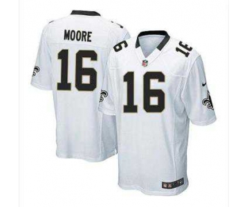 nike nfl jerseys new orleans saints #16 lance moore white[game]