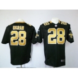 nike nfl jerseys new orleans saints #28 ingram black[game]