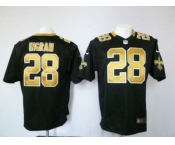 nike nfl jerseys new orleans saints #28 ingram black[game]