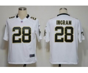 nike nfl jerseys new orleans saints #28 ingram white[game]