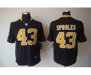 nike nfl jerseys new orleans saints #43 sproles black[nike limited]