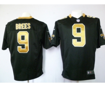 nike nfl jerseys new orleans saints #9 brees black[game]